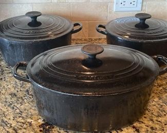 214 Le Creuset Enamel Cast Iron Cookware