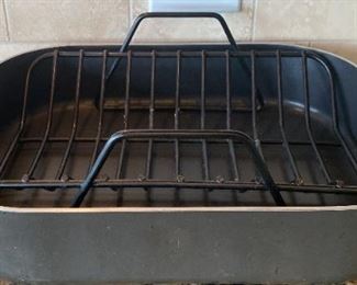 217 AllClad Roasting Pan And Rack