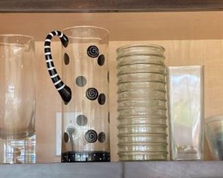 218 Glass Pitcher And Vase Assortment