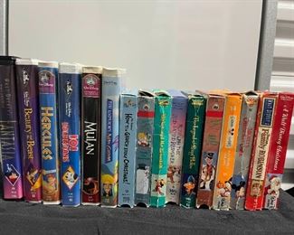 S016 Disney VHS Tapes