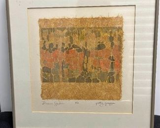 S028 Patty Gropp Serigraph Dream Garden