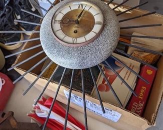 Mid century style clock