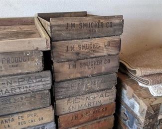Wood crates