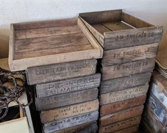 Wood crates