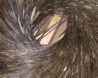 2 Blackbeard Wheat wreaths, never outside, new, in boxes