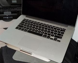 Apple MacBook Pro, with stand