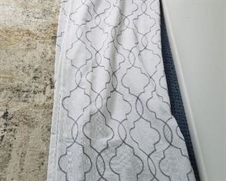 Window treatments, 3 sets of 2 panels