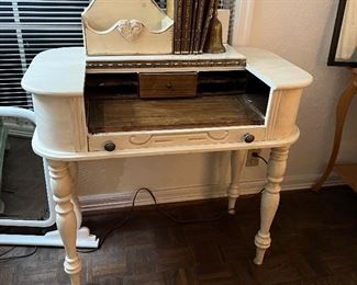 Adorable folding desk.