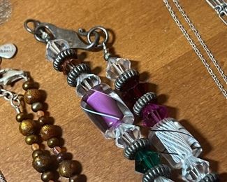 Stunning high end art glass beads on this one.