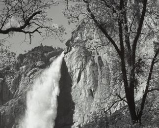 Ansel Adams (American, 1902-1984) Yosemite Falls, Spring, Yosemite National Park, California, 1983