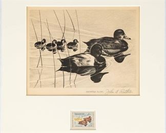 (5) Federal Duck Stamps & Lithographs