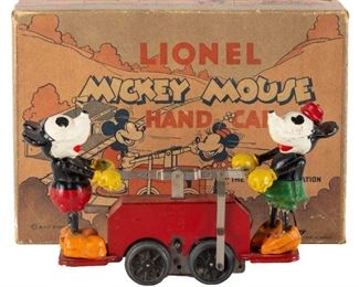 Lionel Mickey Mouse Hand Car