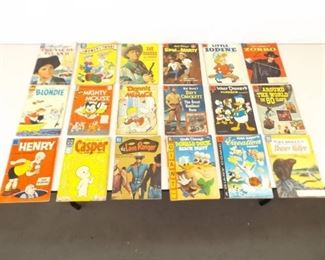 Lot Of 18 Vintage Dell Comic Books
