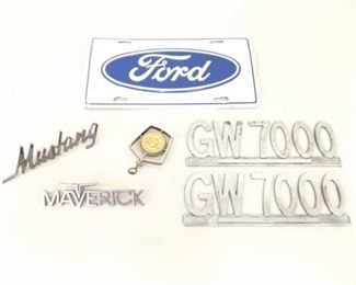 Lot of Vintage Automobile Emblems
