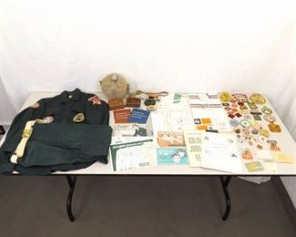 Large Lot of 1950's Boy Scout Memorabilia
