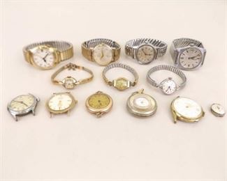 Lot of Vintage Wind Up Watches
