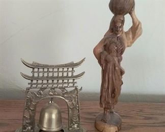 brass Asian influence bell