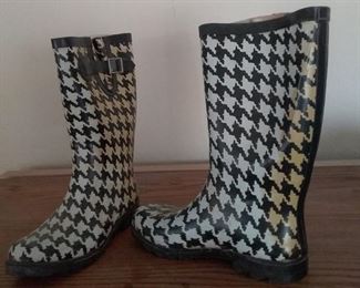 houndstooth boots