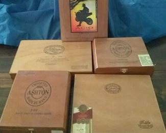 Very nice cigar boxes 