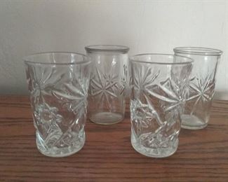 vtg juice glasses 
