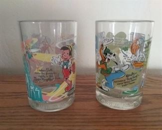 Disney collectors glasses 