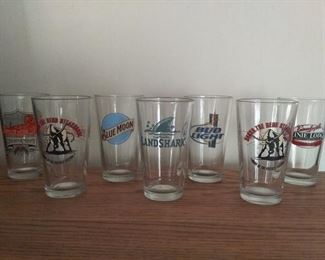 souvenir beer glasses - very nice