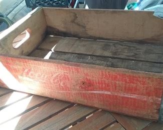 Coke wood box