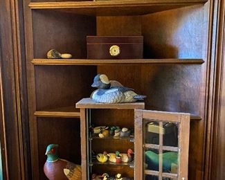 Hand carved ham painted ducks