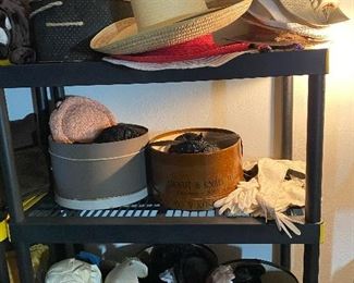 Lots of antique and vintage hats ! each hat box has several hats in it !!