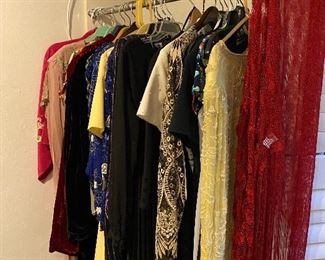 Closet full of women’s clothing mostly size medium and large