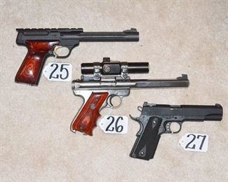 #25 Browning Buck Mark .22 Semi
#26 Ruger Comp Target Mark II Stainless
#27 Colt Gold Cup Trophy .22 Semi