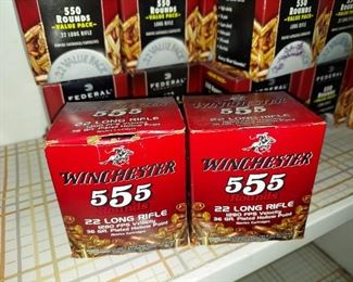 Winchester .22 Long Rifle 555 Rounds x 2