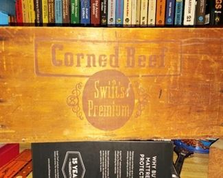Swift Corned Beef Wooden Box