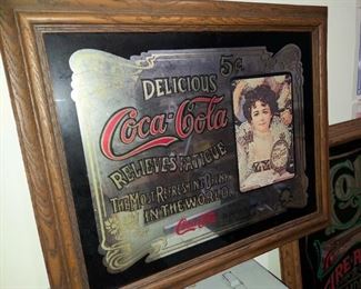 Coke Advertising Mirror