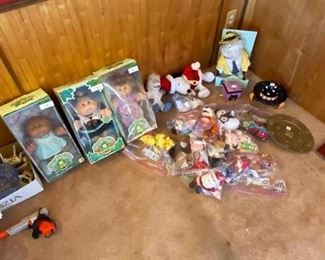 Cabbage Patch dolls -- other dolls and collectible animal set