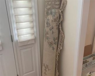 Beautiful area rug just waiting to be unrolled and enjoyed in a new home 