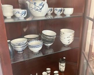 Large assortment of various china sets 