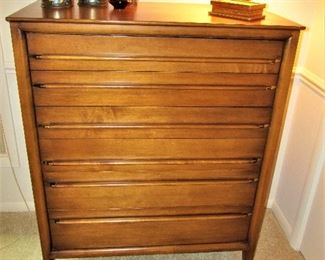 Willett mid-century highboy dresser