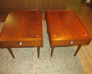 American of Martinsville mid-century side tables