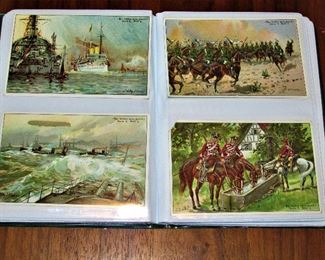 Vintage German & Prussian army trading cards
