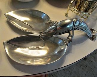 Vintage Royal Hickman lobster tray by Bruce Fox