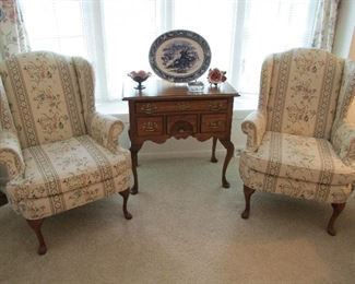 Marshall Fields wingback chairs