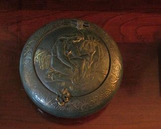 Vintage metal bowl from Israel