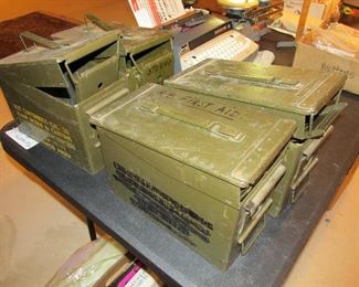 1950s army ammo box first aid kits