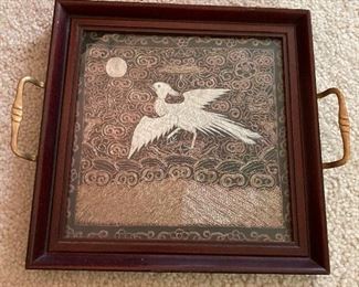 Chinese embroidered rank badge