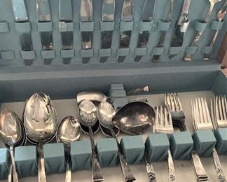 Reed & Barton sterling "Classic Rose" in the case