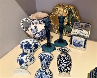 Blue & white selections