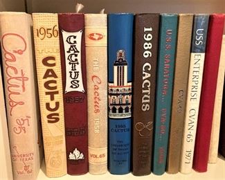 University of Texas yearbooks; USS Enterprise yearbook