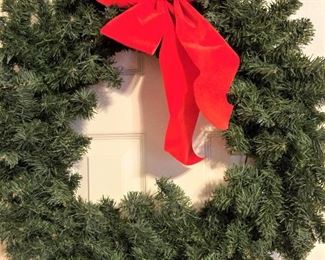 One of several wreaths