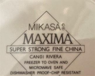 Mikasa "White" china